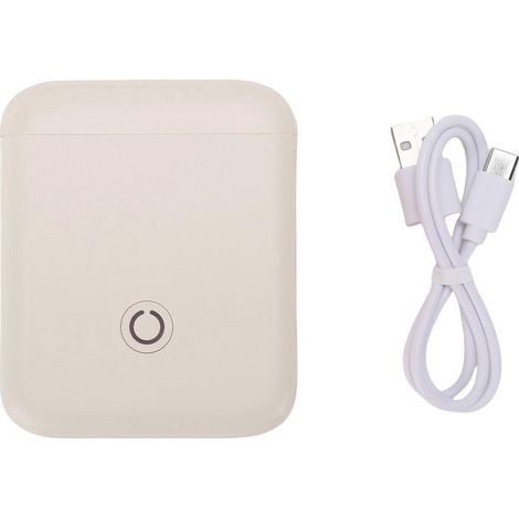 Imprimante d'étiquettes Bluetooth Portable, plusieurs modèles intégrés, Photo thermique sans encre, avec application, pour la maison, l'école, Beige (1/5)