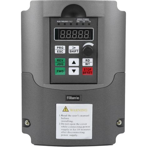 Convertisseur de fréquence monophasé 220V à triphasé 380V – Puissance 5,5 kW – Courant nominal 13A – Contrôle PWM pour moteurs - 9100-1T3-00550G (1/5)