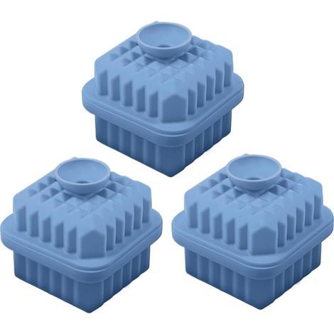 Set di 3 stampi per ghiaccio riutilizzabili in silicone a forma di rombo, portatili, per casa, frigorifero, cucina, whisky e cocktail (1/5)