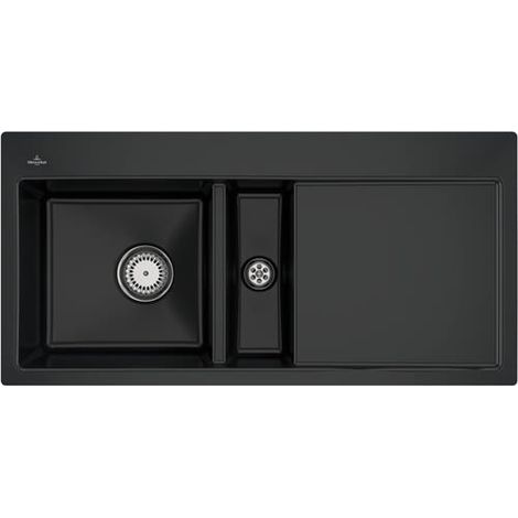 VB SP Subway 60 plat 965x475mm Ablgarn. IB li céramique. Noir pur