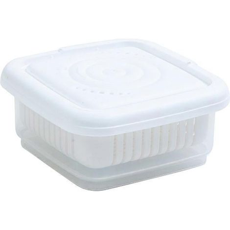Support de rangement multi-usage double couche en PP avec système d'égouttage pour la cuisine, idéal pour la maison. (1/5)