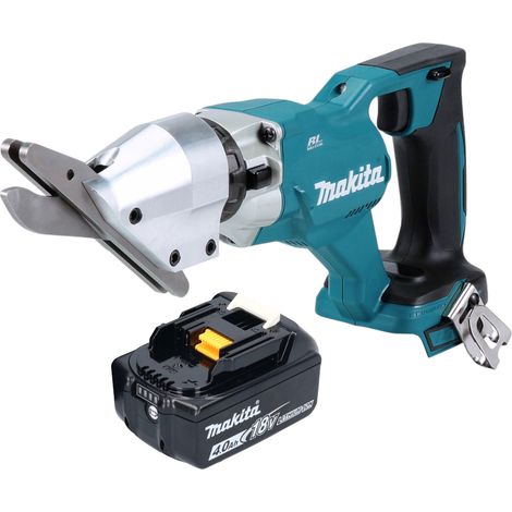 Makita DJS 800 M1 Akku Faserzementschere 18 V Brushless + 1x Akku 4,0 Ah - ohne Ladegerät