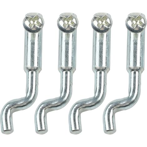 (4 pièces) Embouts de câble en Z pour tondeuses à gazon - Embouts pour câbles de 2 mm - Pièces de rechange pour tondeuses à gazon - Pièce d'entretien (1/4)