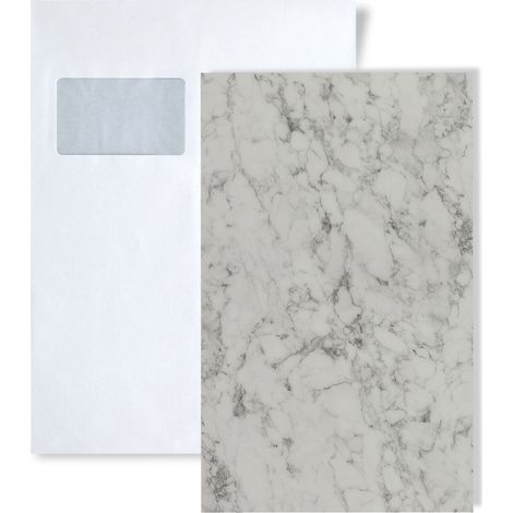 1 MUSTERSTÜCK S-19566 WallFace MARBLE WHITE ANTIGRAV Collection Wandpaneel MUSTER in ca. DIN A5 Größe