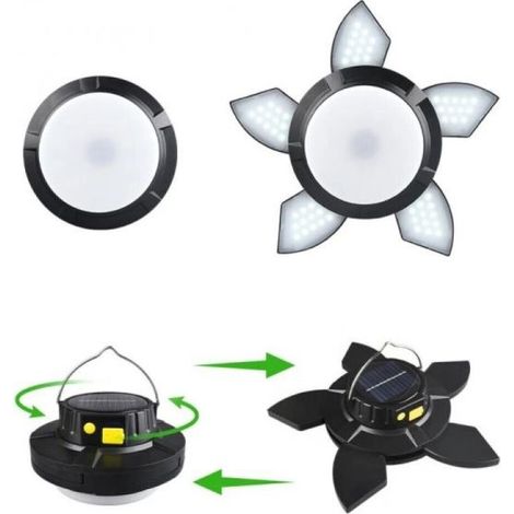 Lampada a sospensione a LED solare campeggio esterno luce powerbank 100 LED