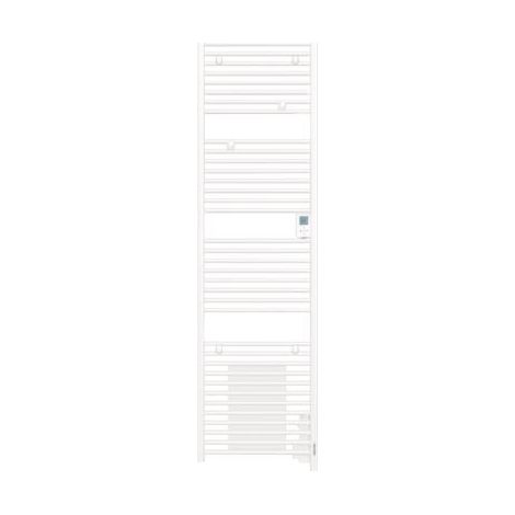 Sèche-serviettes électrique connecté 1000W, H:182,8 x l:50 cm, blanc brillant - Doris, Atlantic (1/2)