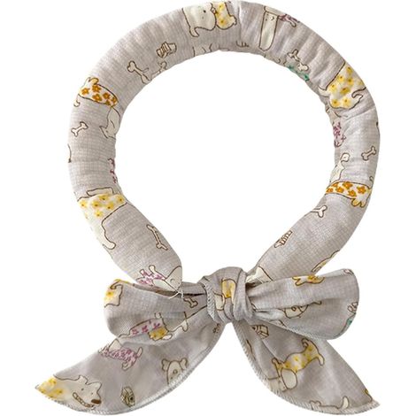 Dog Cooling Collar Bow Tie Instant Cooling Bandanas for