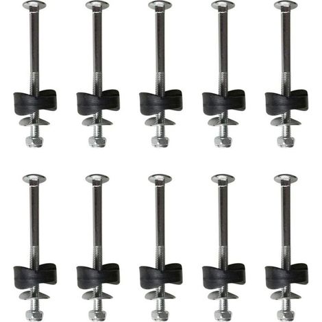Lot de 10 Accessoires pour Trampoline pour Piquets de Trampolines Entretoises de Trampoline vis pour Fixation du Trampoline