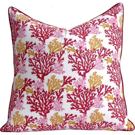 Housse de coussin Red Cora (1/3)