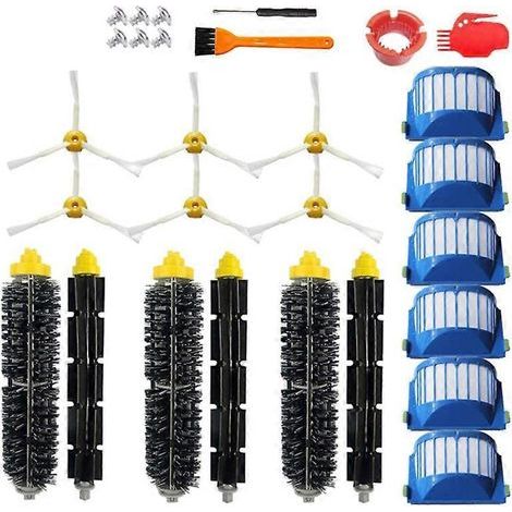 Pièce détachée Kit pour IRobot Roomba 600 Series:675 690 670 671 680 650 630 Side Brosse – Roller Brosse – Filtre (1/5)