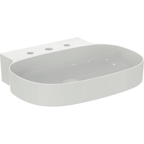Lavabo Linda-X 3 compartiments sans huile 600x500x135mm blanc avec IdealPlus