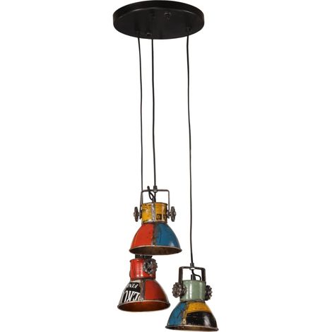 Lampe suspendue 25 W multicolore 30x30x100 cm E27