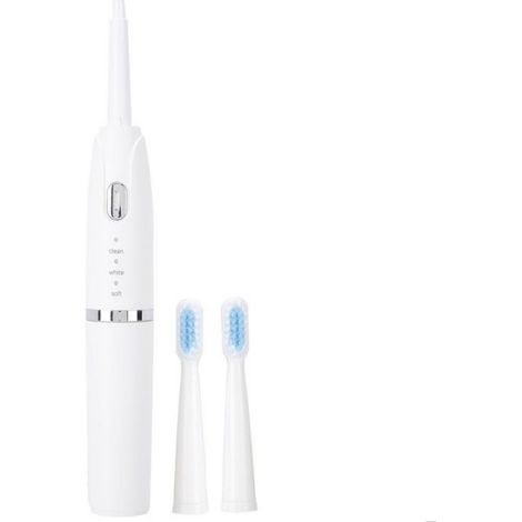 Brosse À Dents Électrique - Vibrante - Silencieuse - Pour Adultes - Usage Domestique - 3 Modes - IPX7 - 2 Têtes - 1 Corps (1/5)