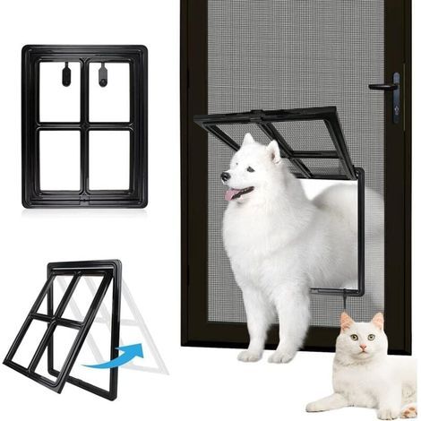 Porte pour animaux de compagnie - Grand 30,5 cm x 40,6 cm (12' x 16') (1/5)