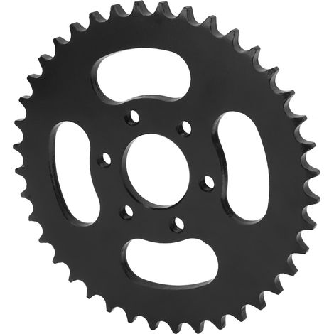 Pignon arrière 37mm alésage noir 6 trous 428 40 dents acier inoxydable pour quad 4 roues VTT (1/5)
