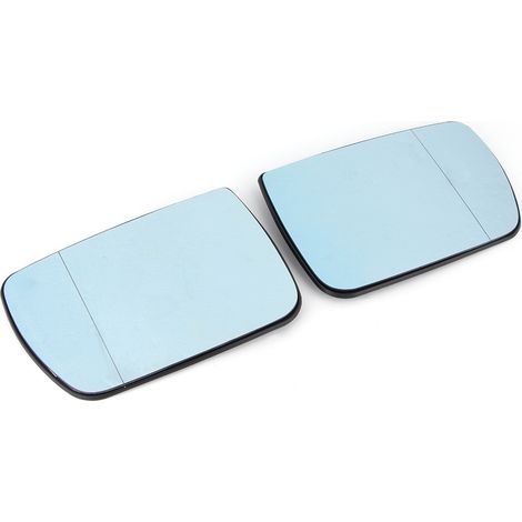 Lot de 2 rétroviseurs extérieurs bleus chauffants, accessoires auto compatibles avec BMW Série 5 E53 (gauche + droite) (1/4)