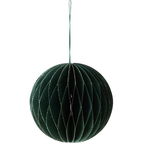 Arbre De Noël En Papier Alvéolaire - Décoration Suspendue Pour Table Ou Mur - Centre De Table Festif - Lot De 1 Pièce (1/5)