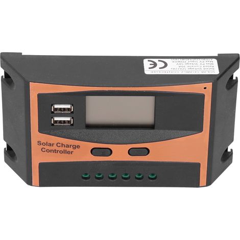 12V/24V Solar-Laderegler, IP32 wasserdicht, hocheffizienter PWM-Solarregler, 30A (1/5)