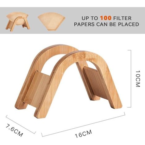 Porte filtre à café support filtre à café, porte filtre - Porte-filtre à café pour rangement, 16 7.6 10cm (1/3)