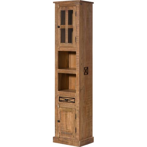 Armadietto Acacia naturale sigillato 44x34x189 cm montato NATURE OF SPIRIT 303 (1/4)
