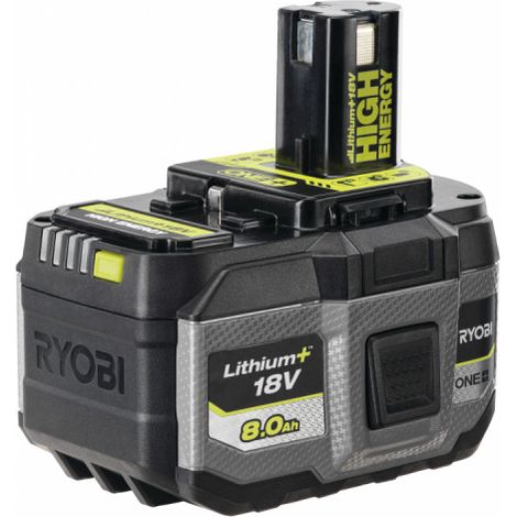 Batteria 18V ONE+ RYOBI al litio+ - 8,0 Ah ad alta energia