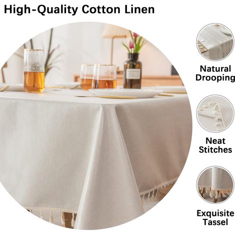 Linge de table 140x140 cm 140 x 140 cm grise usage quotidien (1/4)