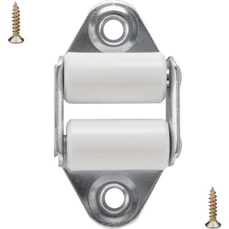Führungsschiene für Rollladenbänder aus Stahl (12–20 mm), vertikale Schraubbefestigung, 44 mm Achsabstand. Zubehör: Rollladen, Aufwicklung, Fenster, Jalousie, Abschluss (1/3)