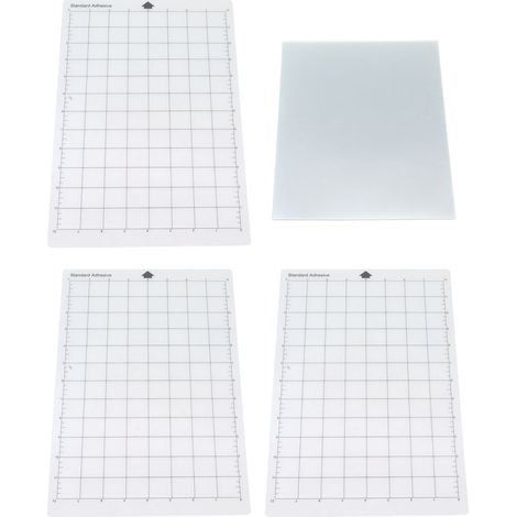 Ensemble de 23 feuilles de découpe, tapis de découpe flexibles, résistants et lavables, pochoirs et gabarits robustes. (1/5)
