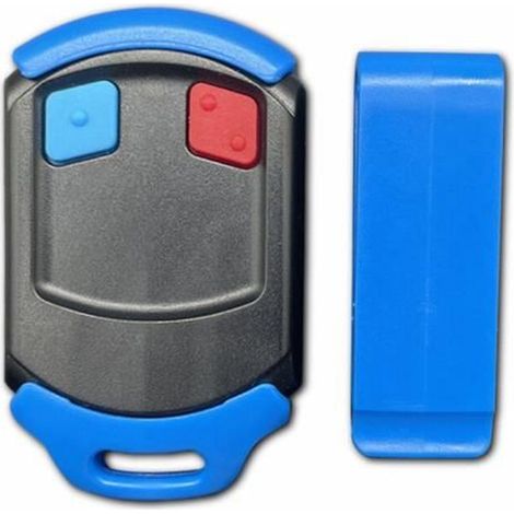 1 télécommande porte garage , 433,92 MHz avec code roulant, 2 boutons, compatible modèles coulissants et battants