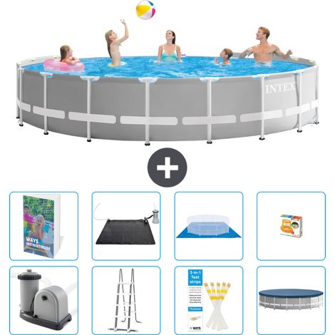 Intex Piscine Prism Frame Ronde - 549x122 cm - 9-pièces  S559
