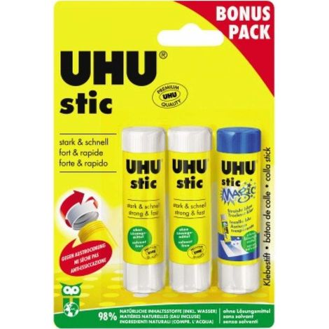 Klebestifte uhu Modell 8 2 Gramm Packung drei Stück (1/5)