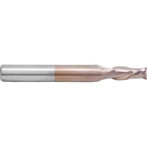 Schaftfräser, gerader Schaftfräser, HSS-2-Schneiden-Schaftfräser für gehärtete legierte Stähle, D5xD6x13x50L (1/5)
