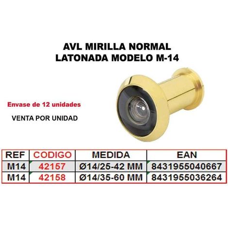 avl finstock mirilla normal latonada ø 14 de 25-42 mm mod m-14