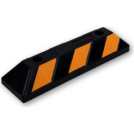 Butoir de protection RS PRO, Noir/Jaune, longueur 710mm en Caoutchouc ( Prix pour 1 )