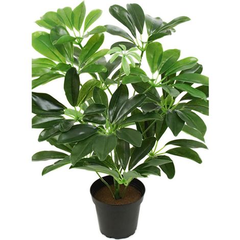 Schefflera factice en pot plante verte H40cm D35cm Originale (1/2)