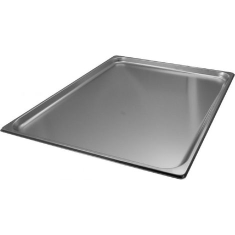 Pentole Agnelli bacinella Gastronorm 2/1 acciaio inossidabile 65x53x2 cm