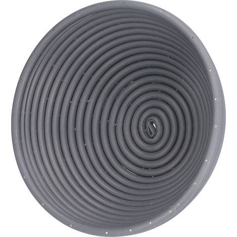 Panier à pain lavable, moule à fermentation innovant pour boulangerie maison, gris foncé, 20x8cm (1/5)