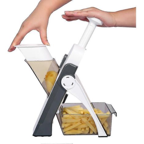 Hachoir à légumes multifonctions, trancheuse à pommes de terre, hachoir à légumes, accessoires de cuisine. (1/4)
