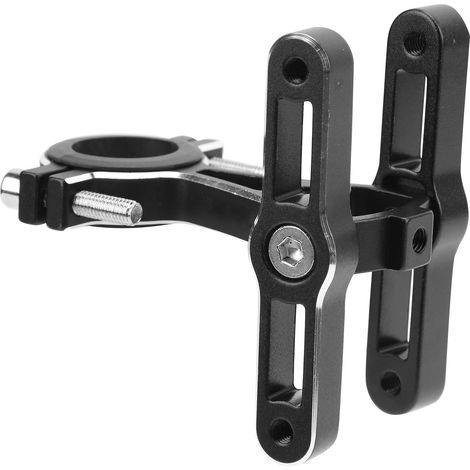 Adaptateur de Porte-bidon Double, Adaptateur de Montage de Porte-bidon de vélo Adaptateur de Porte-bidon avec Deux Porte-Bouteilles d'eau pour vélos de Montagne pour vélos pliants (1/5)