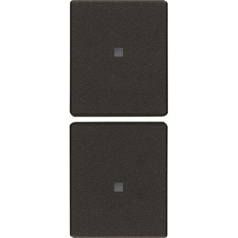 VIMAR - 31480.G Zwei halbe Tasten 1M neutrales persönliches Schwarz