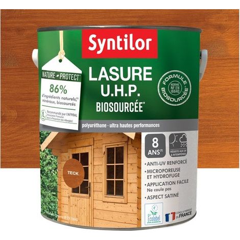 Tinta protettiva naturale SYNTILOR UHP biosourced 8 anni teak satinato 5 L SYNTILOR