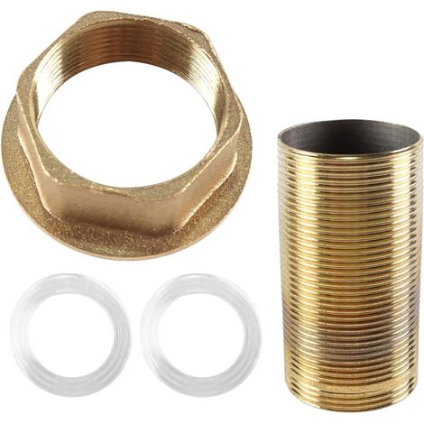 Kit de réparation de Robinet mitigeur de Cuisine, écrou fileté en Laiton, Tube en Acier Inoxydable, Accessoires de Remplacement pour l'entretien de la plomberie (1/5)