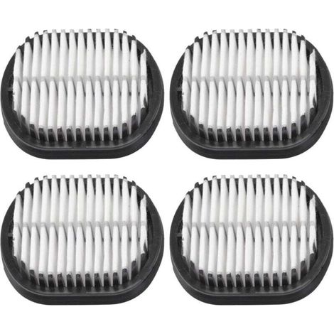 Lot de 4 filtres à particules haute efficacité pour aspirateur 2.0 Slim, avec attrape-poussière, compatible avec le modèle Floor One S5 Combo. (1/4)