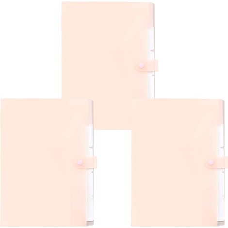 Bolsa para documentos tipo acordeón con cierre elástico para guardar de forma segura documentos de tamaño A4 etiquetas codificadas por colores para una identificación rápida y sencilla material plásti