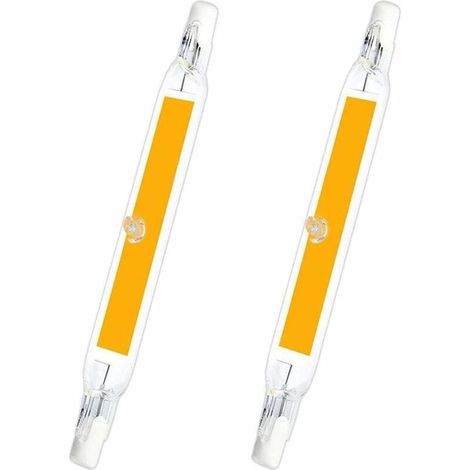 Bombilla LED R7s, 78 mm, 5 W, blanco frío 6000 K, 500 lm, equivalente a una bombilla halógena tipo lápiz J78 R7s de 40 W/50 W, paquete de 2 (1/5)