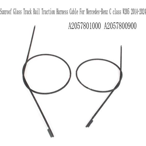 1 pair of colors: see photo. Materials: plastic and metal. Sunroof cable and rail for cars.--DTEKGAZ