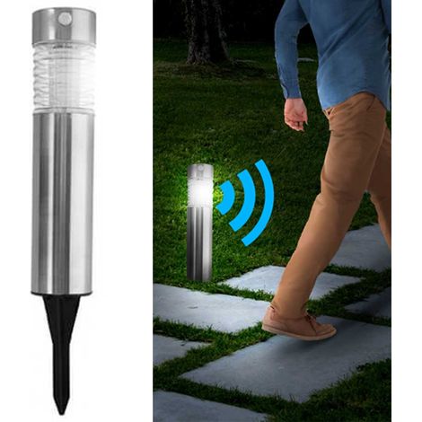 LAMPE SOLAIRE LED DE JARDIN AVEC DÉTECTEUR DE MOUVEMENT GRUNDIG (1/4)