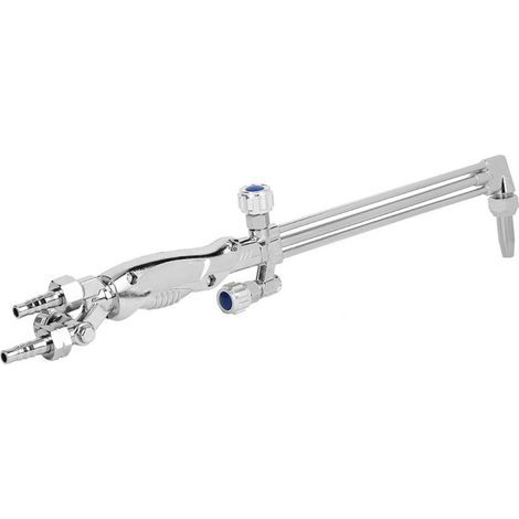 Torche de coupe, torche de soudage professionnelle haute résistance à 3 tubes, laiton galvanisé standard de 10 mm pour plaques d'acier de coupe d'oxygène/acétylène/propane (1/5)