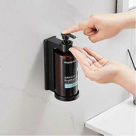 Dispenser manuale di sapone per hotel da 300 ml con meccanismo di bloccaggio. Montaggio a parete singolo, doppio o triplo. Per sapone liquido, shampoo e bagnoschiuma. (1/5)