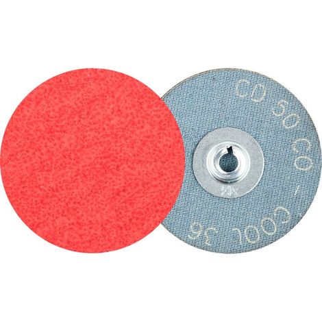 PFERD TOOLS COMBIDISC Keramikkorn Schleifblatt CD Ø 50mm CO-COOL36 für Stahl und Edelstahl 100 Stk (1/5)